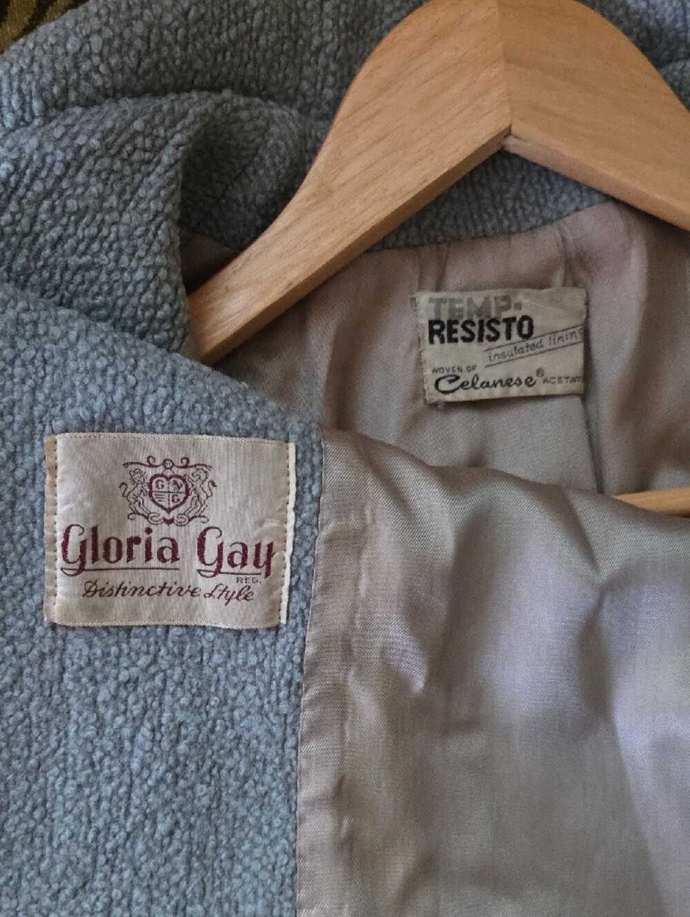 1960's Gloria Gay Baby Blue Princess Coat - Picture 2 of 15